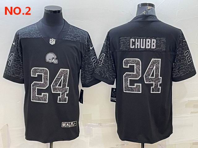 Men's Cleveland Browns #24 Nick Chubb Jesey NO.2;